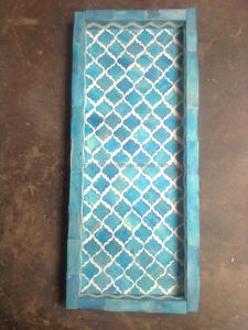 Derniers modèles de plateaux en résine plateaux de service en gros de luxe pour la maison plateau de service pour hôtel restaurant meilleure vente - Product Image 4