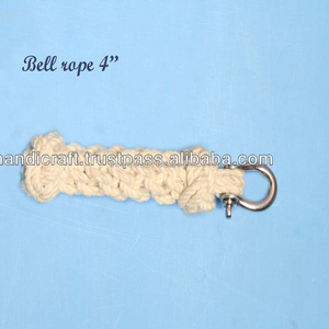 เชือกกระดิ่งเรือทำมือพร้อมห่วงทองเหลือง ความสุขที่ทำด้วยมือ - Product Image 1