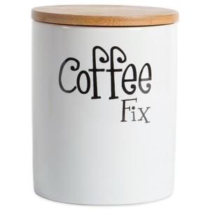 White Steel <b>Containers</b> for Kitchen With Black Printing | Small <b>Tea</b> <b>Coffee</b> and <b>Sugar</b> <b>Containers</b> | Cheap Kitchen Storage <b>Container</b> - Product Image 2