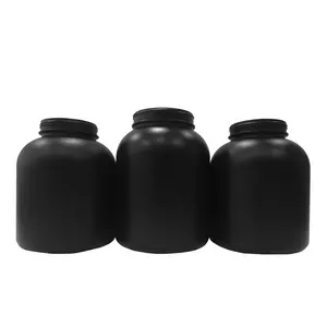 HDPE Medical 250cc 500cc 3800c Pharmaceutical Storage Jar Black Pill PE  Plastic Black Protein Powder Bottle for Medicine with Spoon - China Plastic  Jars with a Spoon, HDPE Protein Powder Container Bottles