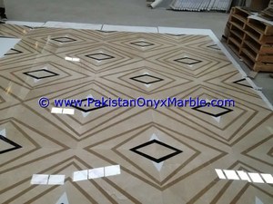 Medallón de Piedra de Mármol Natural para Pisos con Tecnología Waterjet, Elemento de Diseño Interior Premium, PakistanOnyxmarble.com, Baldosas de Mármol para Piso - Product Image 6