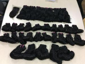 Cheap Remy Virgin Skin Weft Double Bouncy Wavy Machine Weft Vietnam Human Hair Extensions - Product Image 2
