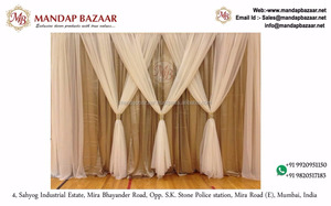 Toile de fond élégante de scène Mandap pour décorations de mariage - Product Image 6