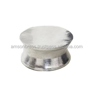 โต๊ะกาแฟเงินชุบนิกเกิลทุบโต๊ะโต๊ะกาแฟบ้านเฟอร์นิเจอร์ข้างโต๊ะ - Product Image 3