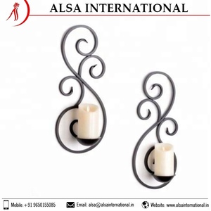 Meilleur support en métal pour quantité en vrac Bougeoir Design personnalisé Exportateur indien Impression décorative pour la décoration de Noël à la maison - Product Image 2
