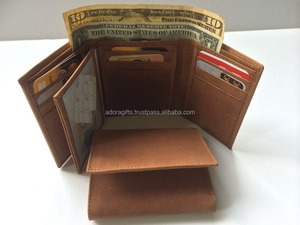 หนังแท้ทำด้วยมือเองทำกระเป๋าสตางค์ผู้ชายกระเป๋ารุ่นหายากทำในหนังวินเทจ2023 - Product Image 2