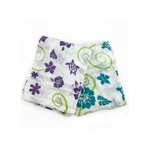 Manta Envolvente de Muselina de Algodón Orgánico para Bebé |   Manta Envolvente Suave para Recién Nacidos, Transpirable, de Gasa Tejida con Diseño Floral, Ropa de Cama para Bebés, Personalizable - Product Image 1