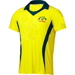 Maillot de raquette professionnel jaune et vert, uniforme de sport personnalisé, 100% polyester - Product Image 3