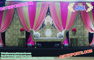 Escenario para Nikah Musulmán, de Fibra de Vidrio, Ligero, Tamaño Personalizado, para Decoraciones de Bodas Pakistaníes Noor, Fabricante - Product Image 2