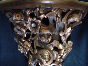 Console murale 3d en cristal W46, montage mural de Style français, fait à la main, décoration analogique, étagère - Product Image 2