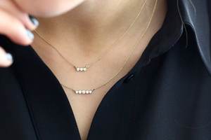 Collar de Plata de Ley 925 con Incrustaciones de Diamantes CZ, Gargantilla Fina con Cuentas, Chapado en Rodio, Clásico, Regalo para Hombre, para Boda - Product Image 5