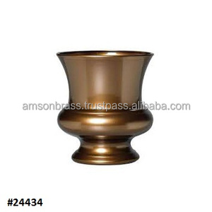 Metal Decorative Planter Home and <b>Garden</b> <b>Urn</b> Metal Good Quality Traditional Flower Planter With Decorative Handles - Product Image 3