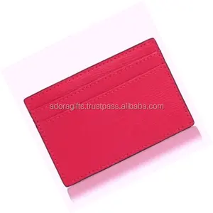 Pink Lady Card Single Style Cases Leather Card Case