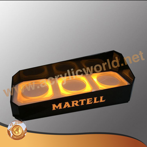 Présentoir à bouteilles de vin ou d'eau, en acrylique, avec led, voyant lumineux, 10 pièces - Product Image 3