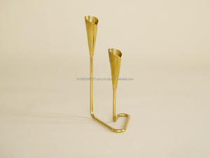 <b>Brass</b> Pillar <b>Candle</b> <b>Holder</b> - Product Image 2