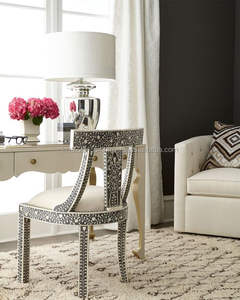 Chaise meuble à incrustation d'os, meubles - Product Image 3