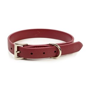 Furzone-Collier de chien canin de qualité supérieure avec sangle enduite de PVC et cuir confortable pour toutes les saisons et votre ami à fourrure - Product Image 2