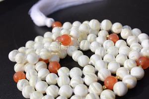 Collar con borlas de seda, cuentas naturales de 6 mm con estilo, para la madre de la perla, 2023, 108 - Product Image 4