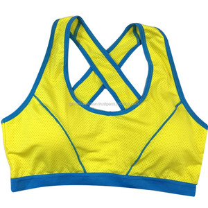 Sujetador deportivo con relleno doble para niñas, sostén deportivo de Material elástico para el cuerpo - Product Image 2