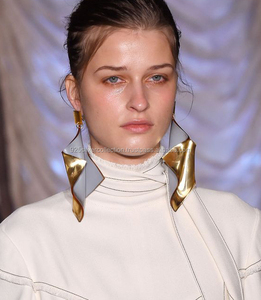 Designer Wholesale Tribal Fashion <b>Stud</b> Party Wear Gold Plated Jewelry <b>Earrings</b> - Product Image 2