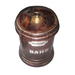 กล่องเงินธนาคารไม้สำหรับบันทึกสกุลเงิน - Product Image 1