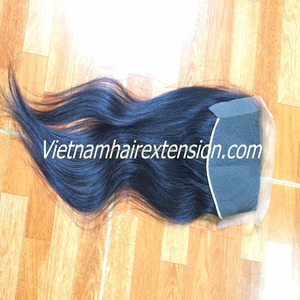 Vente en gros de fermetures en dentelle à ondulations lisses et soyeuses, 100% cheveux humains vierges Remy, longueurs de 8 à 40 pouces - Product Image 6