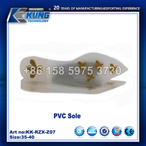 Semelles de chaussures en PVC transparentes à haute élasticité pour sandales pour femmes - Product Image 2