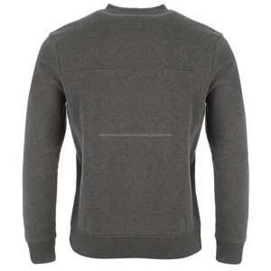 Fabricante al por mayor personalizado de los hombres 100% de algodón de manga larga de cuello redondo sudaderas Anti-Shrink Puff estilo liso teñido de invierno - Product Image 4