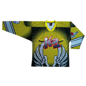 Poliéster de alta calidad Diseño libre Hockey sobre hielo Jersey Sublimación Impresión Logotipo bordado - Product Image 1