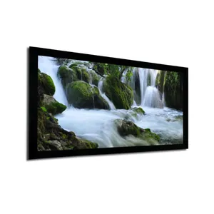 120"(16:9) 105" x 59" fixed frame projection screen /projector screen high gain silver fabric