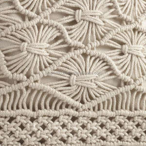 Bolso de mano dorado para mujer, bolsa de ganchillo, hecho a mano, macramé, proveedores - Product Image 6