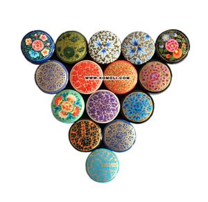 Indian <b>Wedding</b> Gift for Guest Papier Mache Hand Painted <b>Wedding</b> <b>Favour</b> <b>Boxes</b> Gifts for Guests - Product Image 3