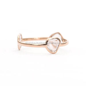 Anillo de compromiso de diamantes de oro amarillo de 14kt, joyería clásica de Fabricante Mayorista para bodas y fiestas - Product Image 4