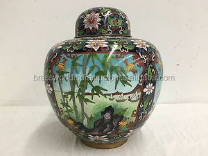 American Style Metal Cloisonne Adult Heart <b>Keepsake</b> Urn - Product Image 6