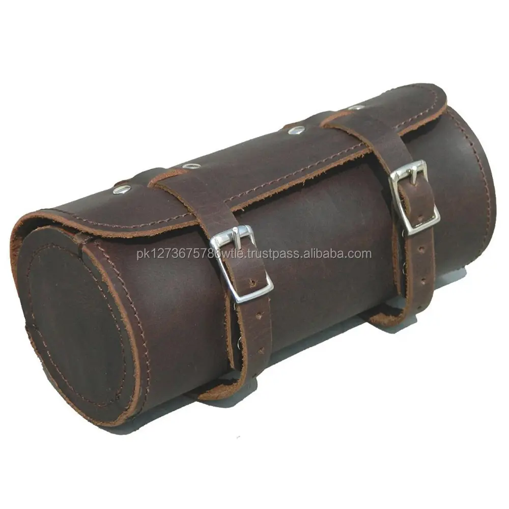 TOP QUALITY LEATHER BICYCLE TOOL SADDLE BAG