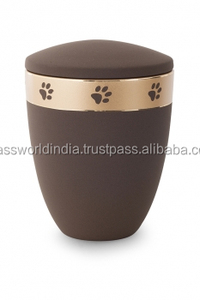 Simple Red Brass Pet <b>Funeral</b> Urn By Brassworld India By Brassworld India <b>Funeral</b> <b>Supplies</b> - Product Image 3