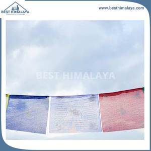 Tibetan Buddhist Prayer Flag Set for Meditation - Product Image 6