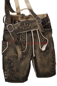 Allemagne, traditionnelle Oktoberfest, shorts en daim bavarois pour hommes, shorts Trachten, shorts bavarois personnalisés, nouveaux shorts bavarois ISONZ - Product Image 4