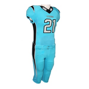 Uniforme de football américain sur mesure en gros, uniforme personnalisé de haute qualité de grande taille et respirant - Product Image 3