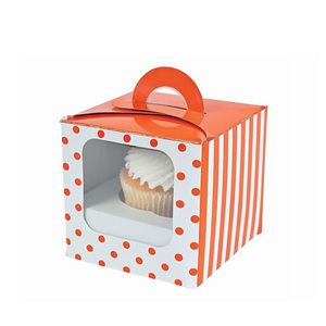 Tùy Chỉnh Duy Nhất Cupcake Bao Bì Hộp In Ấn Với Cửa Sổ Thanh Lịch Bao Bì Giấy Hộp In Hiển Thị Các Tông Hộp Jielong - Product Image 4