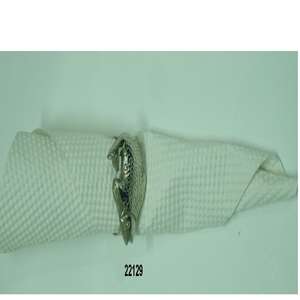 Support de ronds de serviette en laiton gravé décoratif pour hôtel et restaurant à la maison - Product Image 1