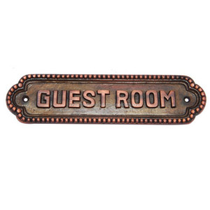 Plaques de porte en laiton poli sur le thème de l'amour - Product Image 1