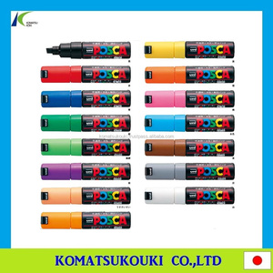 ปากกามาร์กเกอร์แบบไม่ถาวรอเนกประสงค์ PC-1M(14สี),สำหรับโลหะ,พลาสติก,ไม้,แก้ว,ผลิตในประเทศญี่ปุ่น - Product Image 4