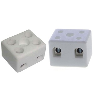 TC-202-A 20A 2-Way Cable 4mm Ceramic <b>Terminal</b> Block - Product Image 1