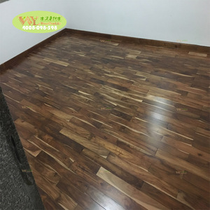 Plancher en bois dur de <span class=keywords><strong>noyer</strong></span> asiatique FJ à large lames, 1800x230x18mm, 3 lames, le plus vendu, plancher en acacia raclé à la main - Product Image 6