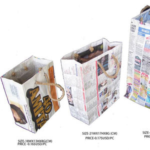 Sac à provisions pour vêtements recyclés pour journaux - Product Image 1