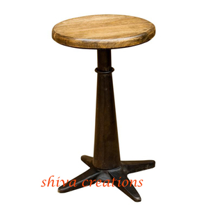 2022 tabourets de bar industriels en métal antique de haute qualité Design moderne polyvalent pour hôtel salon chambre utilisation commerciale - Product Image 2