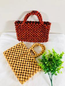 Bolsa de cuentas de madera única de VietNam - Product Image 5