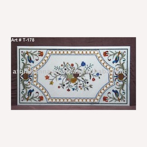 ท็อปโต๊ะฝังหินอ่อน,ท็อปโต๊ะ Pietra Dura - Product Image 1