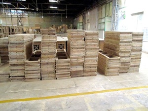 Mesita de noche de madera con Mango, mesita de noche con cajón pequeño, mesita de noche, mesa auxiliar de cama rústica pintada a mano - Product Image 5